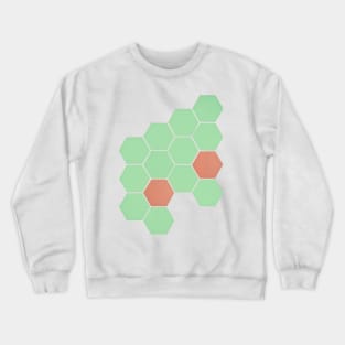 Mint Honeycomb Crewneck Sweatshirt